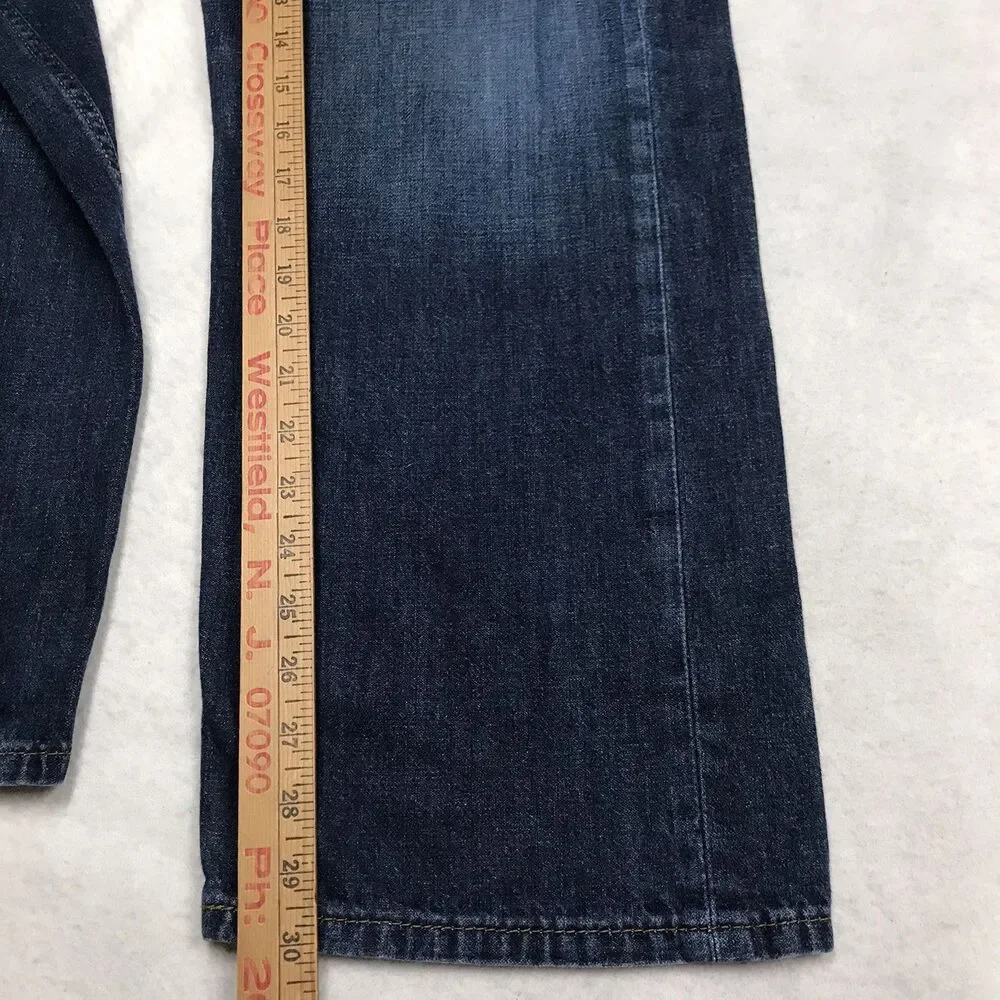 LEVIS 569 Jeans Men 36x30 Loose Fit Straight Dark Whiskered Wash Skate Punk